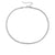 Stainless Steel 14K Gold Plated Fashion Plating U Shape Necklace