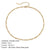 Stainless Steel 14K Gold Plated Fashion Plating U Shape Necklace