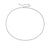 Stainless Steel 14K Gold Plated Fashion Plating U Shape Necklace