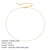 Stainless Steel 14K Gold Plated Fashion Plating U Shape Necklace