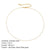 Stainless Steel 14K Gold Plated Fashion Plating U Shape Necklace