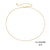 Stainless Steel 14K Gold Plated Fashion Plating U Shape Necklace