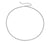 Stainless Steel 14K Gold Plated Fashion Plating U Shape Necklace