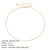 Stainless Steel 14K Gold Plated Fashion Plating U Shape Necklace