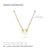 Stainless Steel 14K Gold Plated Plating Geometric Necklace