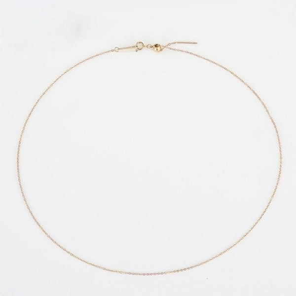 Stainless Steel 14K Gold Plated Simple Style U Shape Necklace