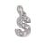 Stainless Steel 26 English Beaded Letter-Printing Eardrops DIY Handmade Pendant Necklace Accessories Wholesale