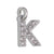 Stainless Steel 26 English Beaded Letter-Printing Eardrops DIY Handmade Pendant Necklace Accessories Wholesale