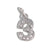 Stainless Steel 26 English Beaded Letter-Printing Eardrops DIY Handmade Pendant Necklace Accessories Wholesale