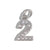 Stainless Steel 26 English Beaded Letter-Printing Eardrops DIY Handmade Pendant Necklace Accessories Wholesale