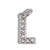 Stainless Steel 26 English Beaded Letter-Printing Eardrops DIY Handmade Pendant Necklace Accessories Wholesale