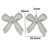 Stainless Steel Bow Pendant Parts Pendant Series DIY Earrings Necklace Pendant Accessories Pendant Wholesale