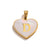 Stainless Steel Peach Heart Pendant English Letter Pendant Diy Handmade Necklace Jewelry Accessories