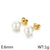 Stainless Steel Simple Pearl Earrings Wholesale Jewelry