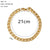 Stainless Steel Simple Style Inlay Plating Geometric Zircon Bracelets