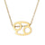 Stainless Steel Titanium Steel 14K Gold Plated Fashion Plating Constellation Necklace