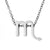 Stainless Steel Titanium Steel 14K Gold Plated Fashion Plating Constellation Necklace