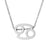 Stainless Steel Titanium Steel 14K Gold Plated Fashion Plating Constellation Necklace