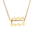 Stainless Steel Titanium Steel 14K Gold Plated Fashion Plating Constellation Necklace