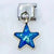 Star Moon Flower Pendant Italian Module