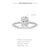 Sterling Silver Zircon Geometric Rings