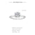 Sterling Silver Zircon Geometric Rings