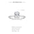 Sterling Silver Zircon Geometric Rings