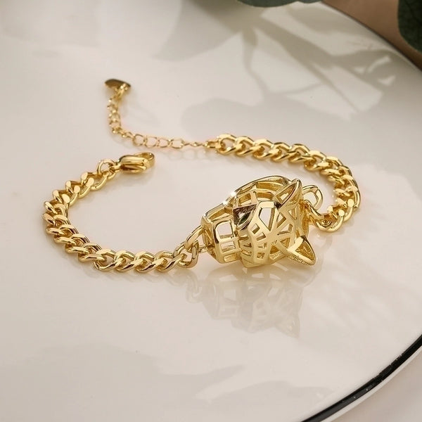 Streetwear Animal Copper Plating 18k Gold Plated Bracelets