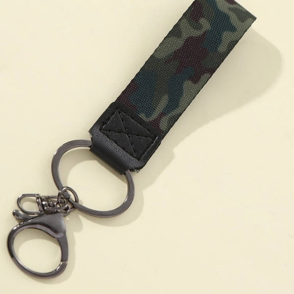 Streetwear Camouflage Alloy Keychain