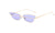 Streetwear Color Block Resin Cat Eye Full Frame Women's Sunglasses