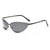 Streetwear Color Block Tac Cat Eye Full Frame Women's Sunglasses