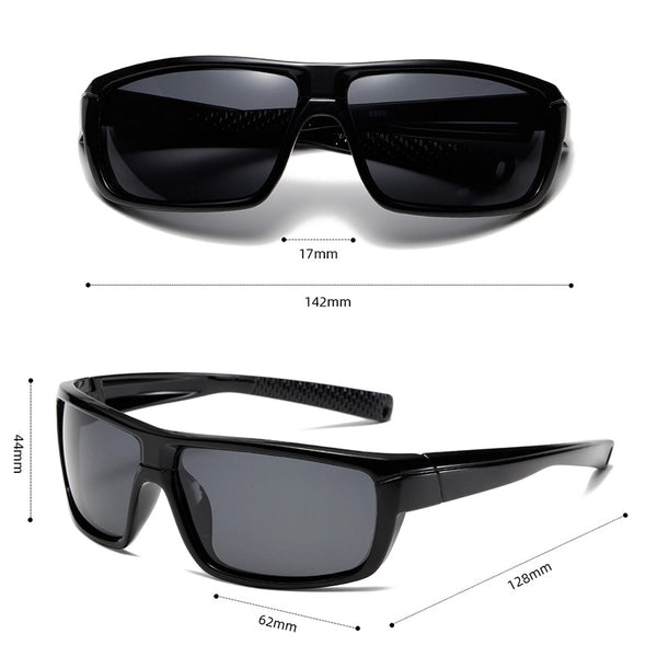 Streetwear Color Block Tac Square Full Frame Men's Sunglasses