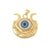 Streetwear Devil's Eye Copper Plating Inlay Zircon Women's Charms