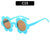 Streetwear Flower Ac Round Frame Full Frame Glasses