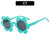 Streetwear Flower Ac Round Frame Full Frame Glasses