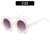 Streetwear Flower Ac Round Frame Full Frame Glasses