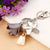 Streetwear Flower Catalpa Alloy Women's Bag Pendant Keychain