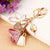 Streetwear Flower Catalpa Alloy Women's Bag Pendant Keychain