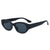 Streetwear Geometric Ac Cat Eye Full Frame Women's Sunglasses