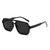 Streetwear Geometric Ac Square Full Frame Glasses