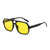 Streetwear Geometric Ac Square Full Frame Glasses