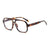 Streetwear Geometric Ac Square Full Frame Glasses