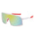 Streetwear Geometric Ac Square Full Frame Sports Sunglasses