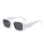 Streetwear Geometric Ac Square Full Frame Women's Sunglasses