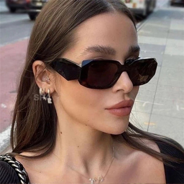 Streetwear Geometric Ac Square Full Frame Women's Sunglasses