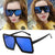 Streetwear Geometric Ac Square Full Frame Women's Sunglasses