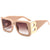 Streetwear Geometric Ac Square Full Frame Women's Sunglasses