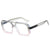 Streetwear Geometric Pc Polygon Full Frame Glasses