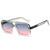 Streetwear Geometric Pc Polygon Full Frame Glasses