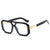 Streetwear Geometric Pc Polygon Full Frame Glasses